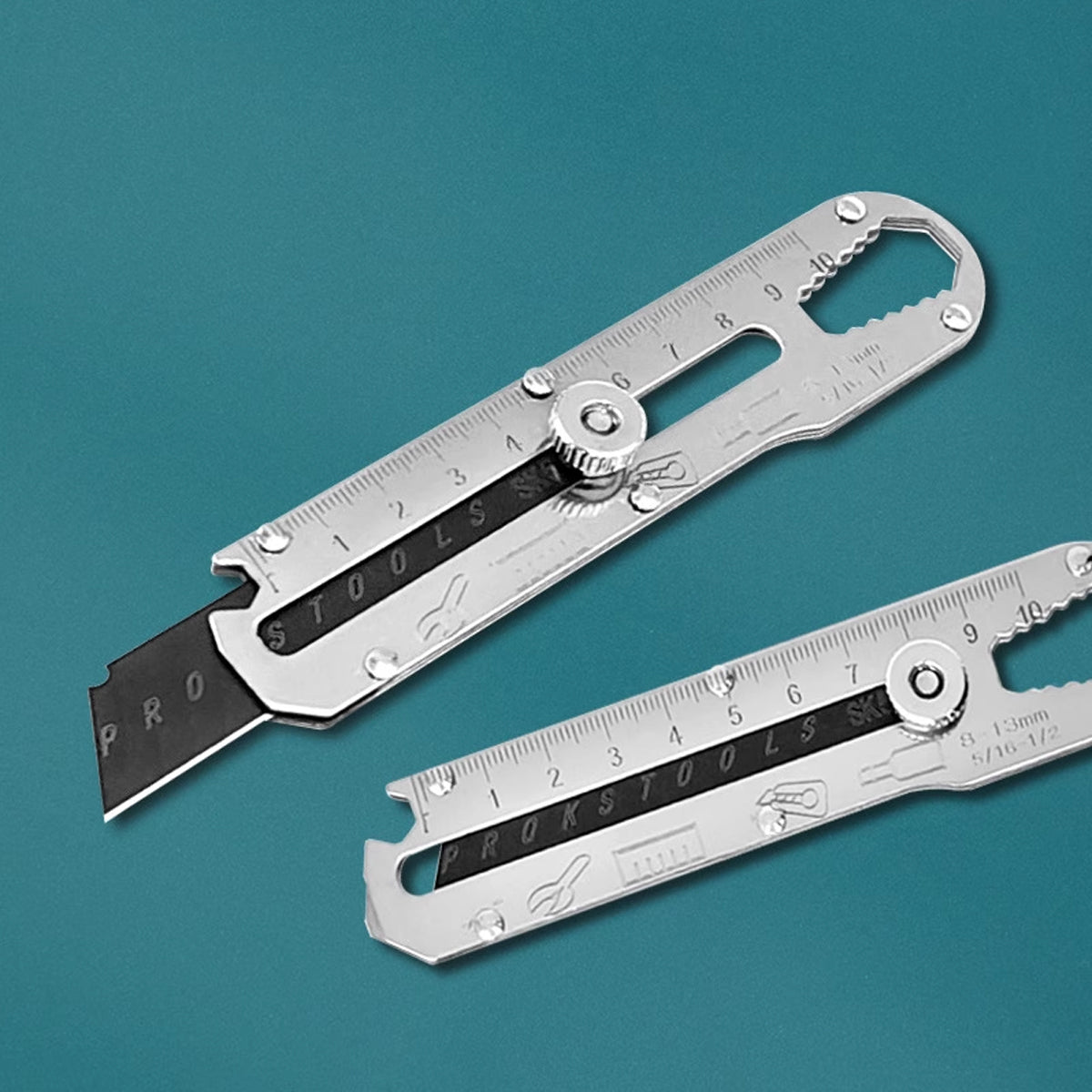 Multifunctional Stainless Steel Utility Knife Adjustable Blade Tool