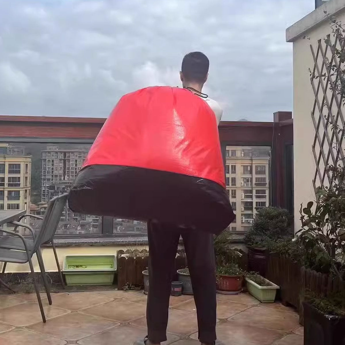 Waterproof Drawstring Moving Bag Large Packing Storage