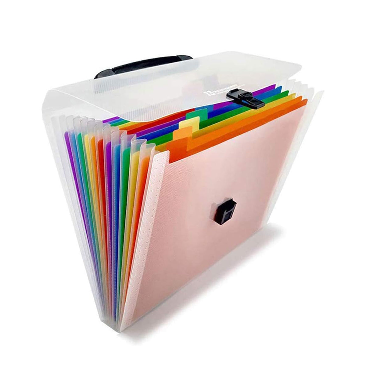 A4 Accordion File Folder 13 Pockets with Handle Buckle PP