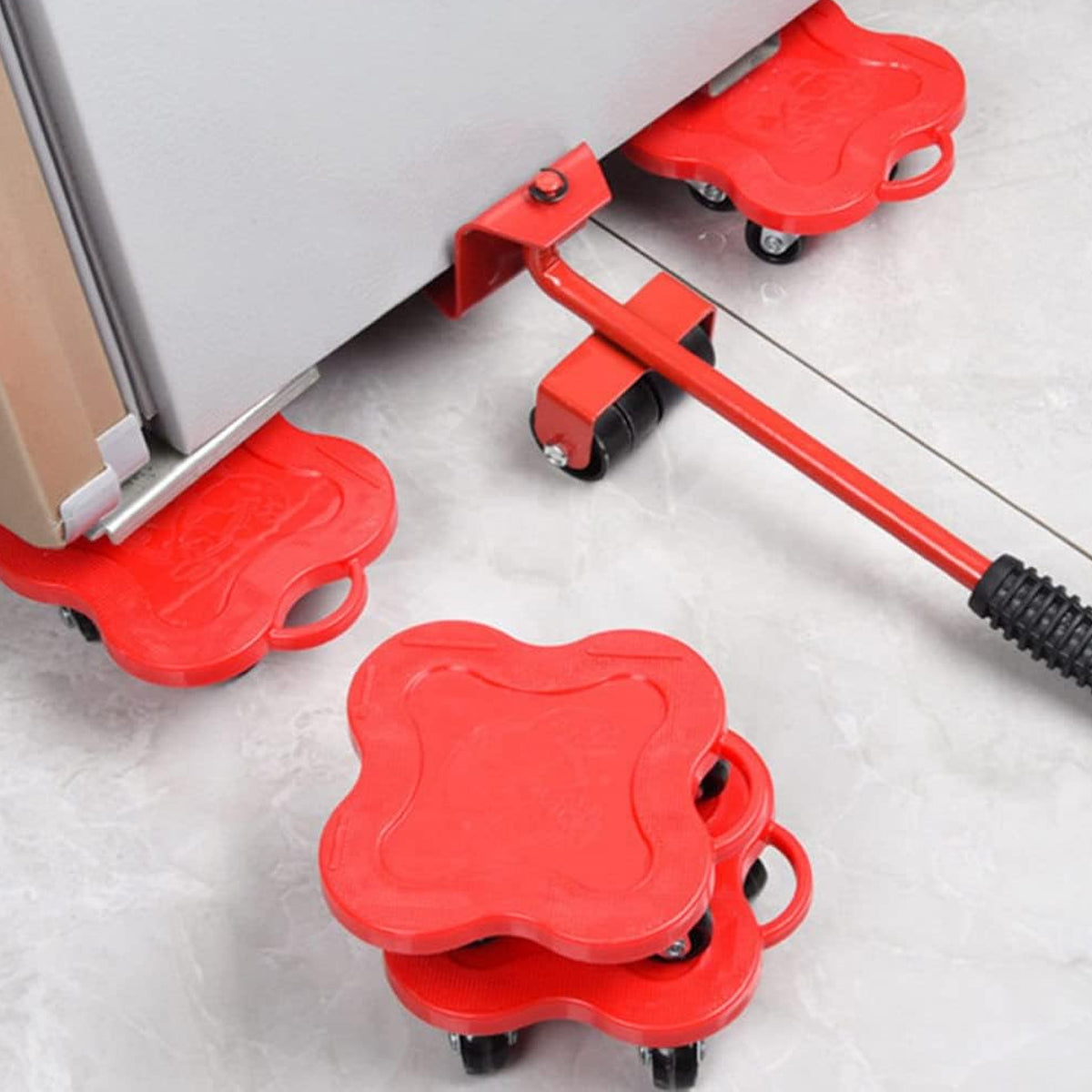 5 Pcs Furniture Lifter Kit with 360 Degree Mover Pads