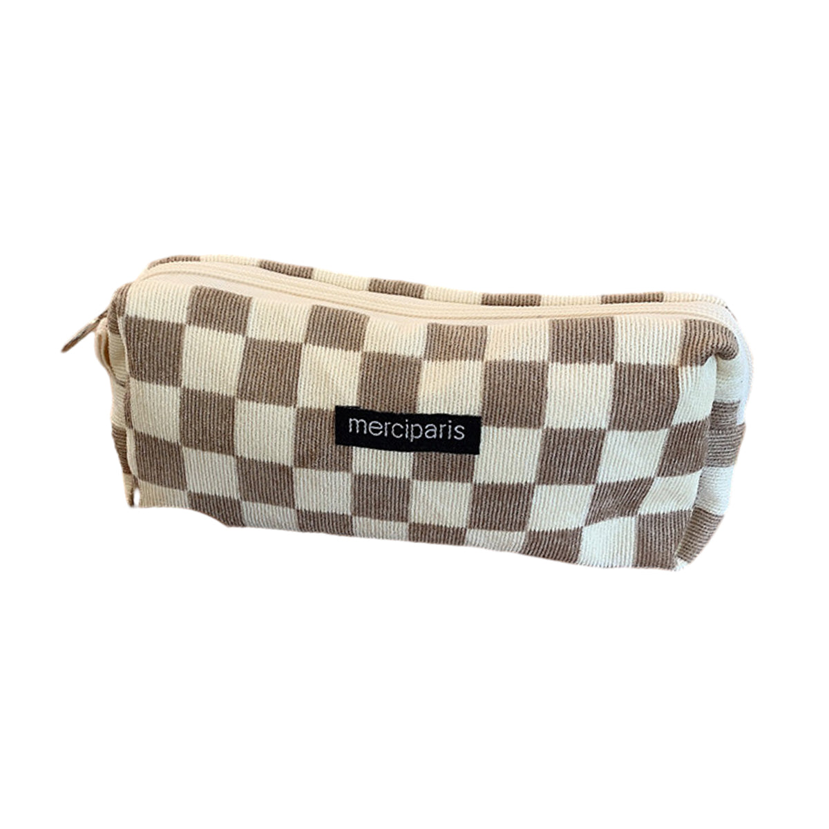 Pencil Case Organiser Bag Large Capacity Corduroy Zipper