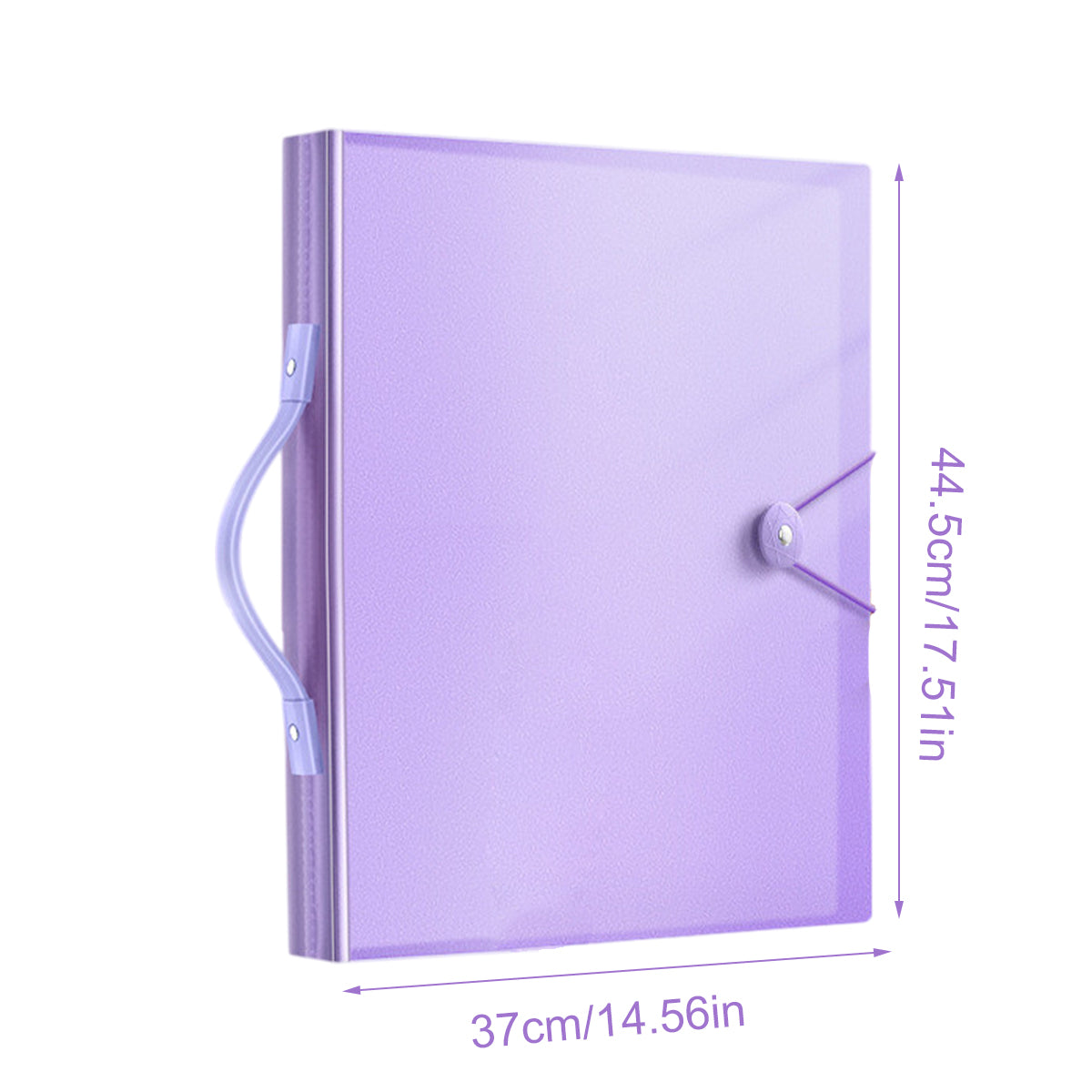 A3/8K Kids Drawing Book Storage Album with Handle 120-Sheet Capacity