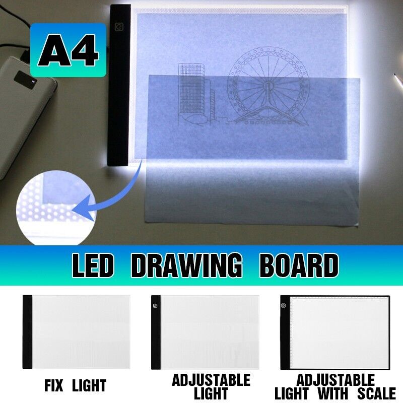 A4 LED Light Box Tracing Pad with Touch Control