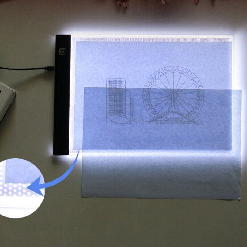 A4 LED Light Box Tracing Pad with Touch Control