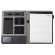 A4 Business File Folder PU Leather with Device Holder