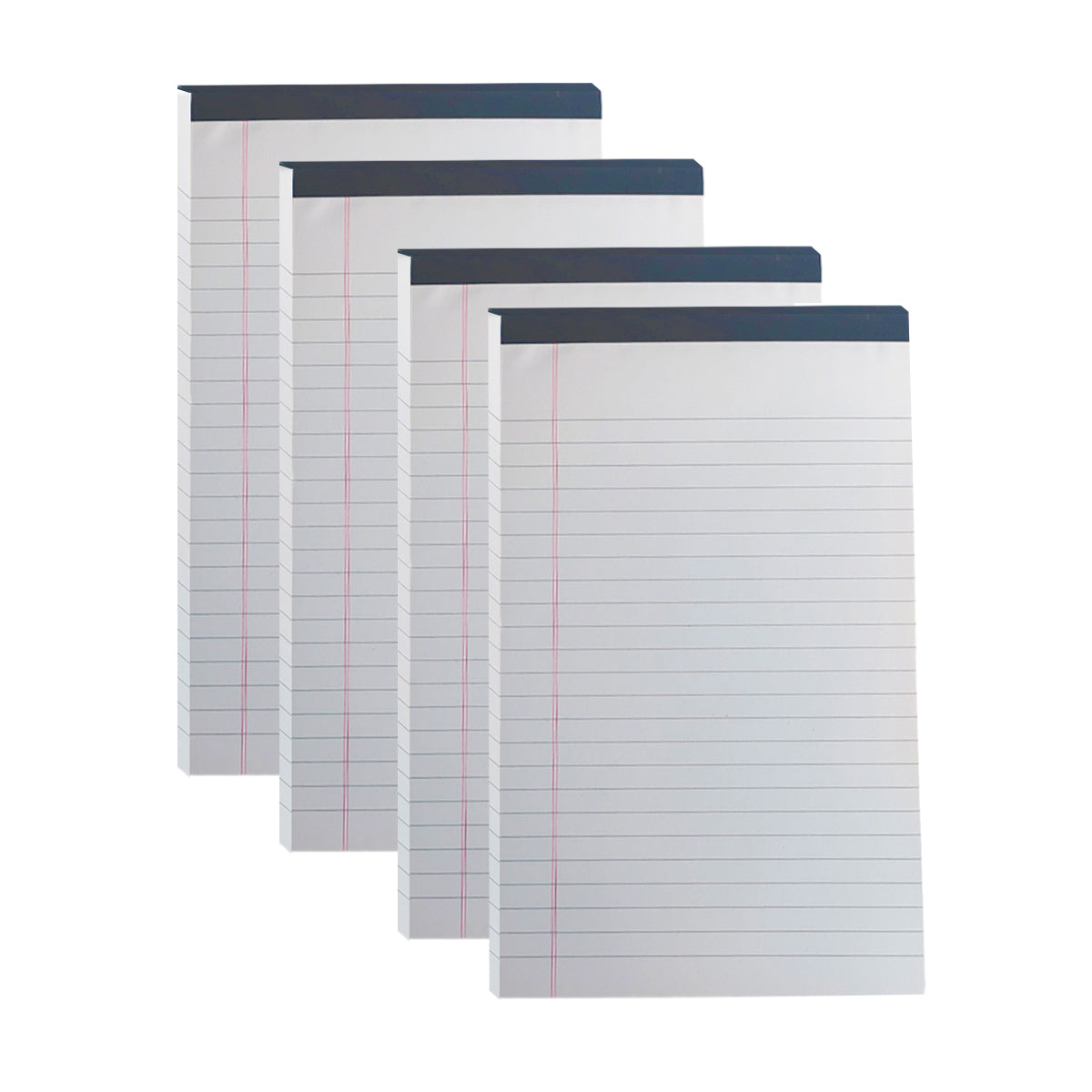 4 Pcs Tearable Lined Notepad Set | Colourful Memo Pad with 200 Sheets