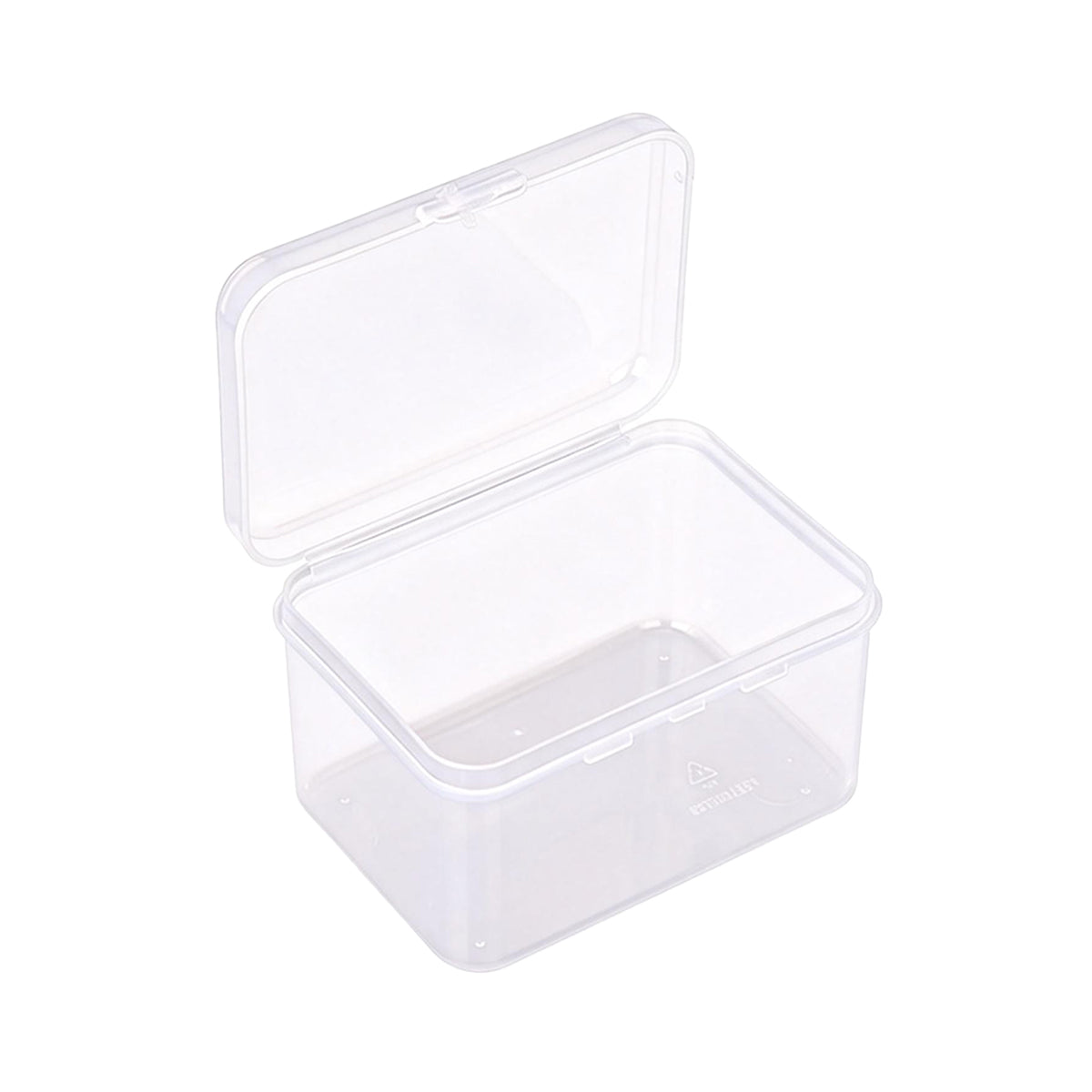 10pcs Mini Clear Plastic Boxes with Snap Lids