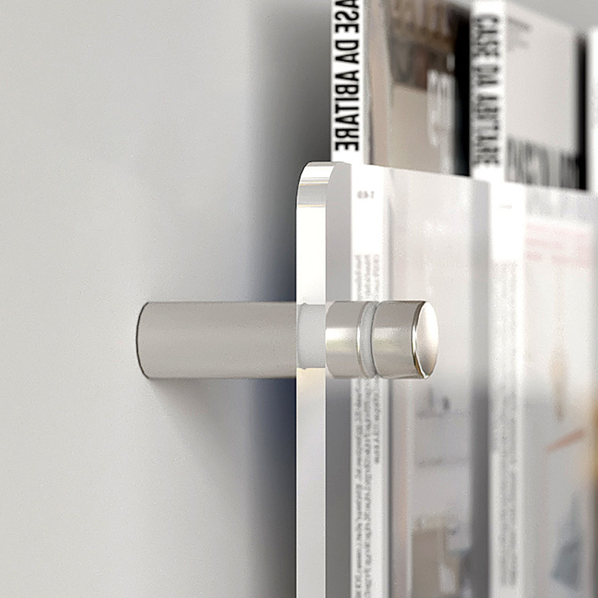 Wall-Mount Acrylic Storage Rack Floating Shelf