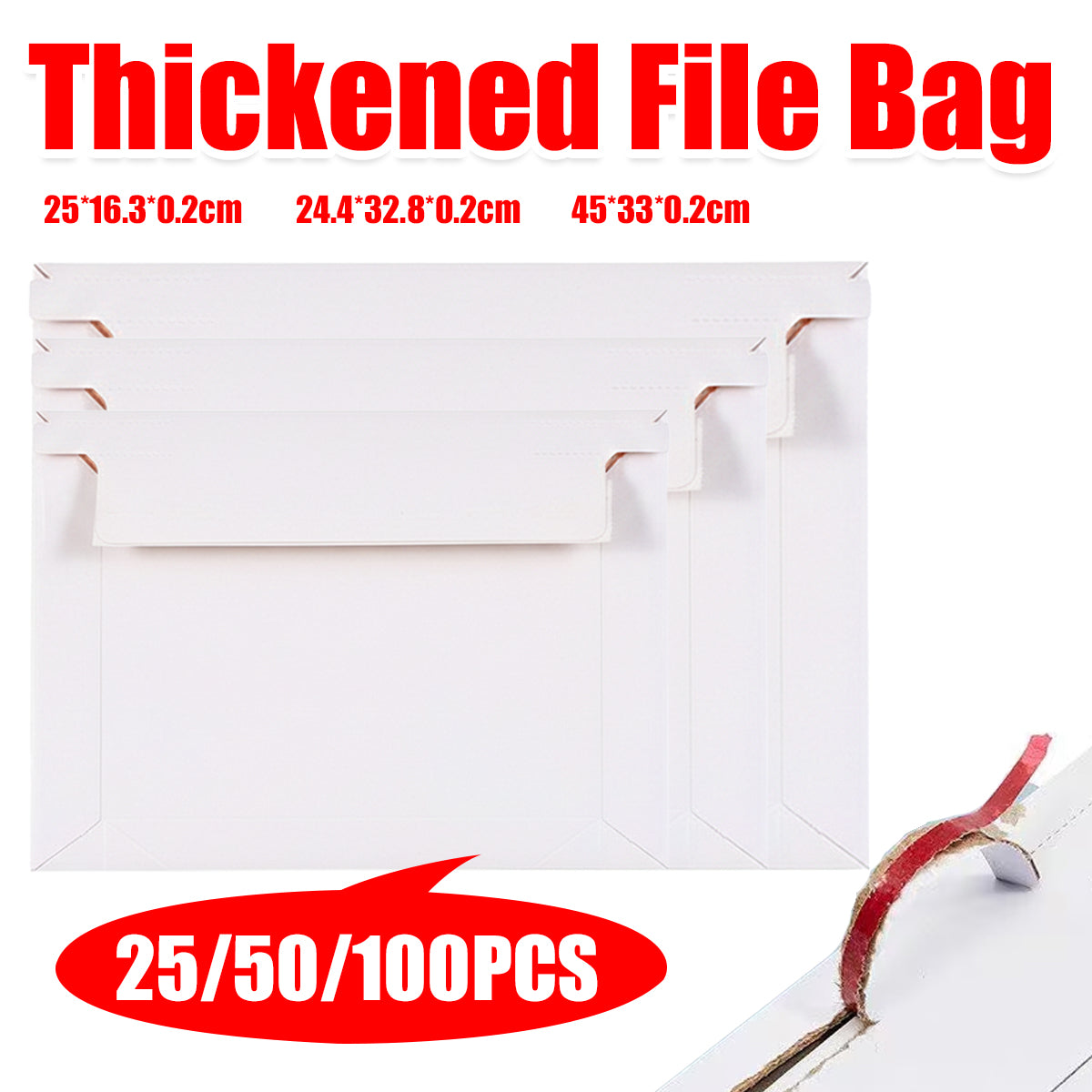 Self Seal Mailing Envelopes 250g Thickened Bags
