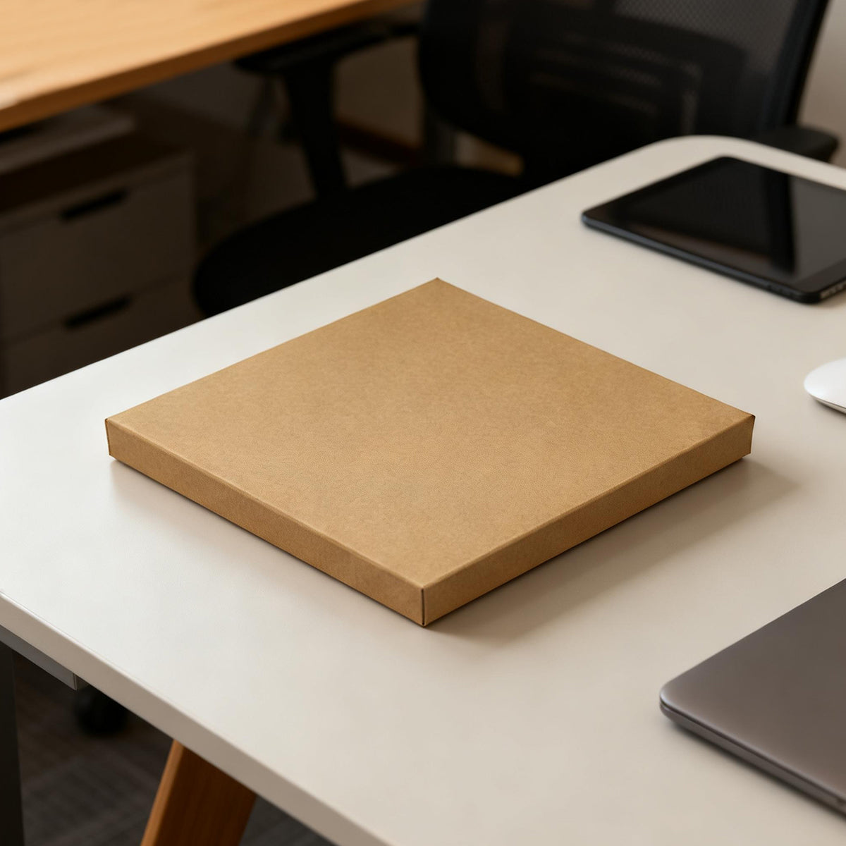 50pcs Brown Kraft Paper Shipping Boxes 2 Sizes