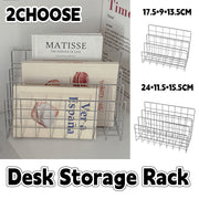 Minimalist Metal Book Holder Desktop Organizer