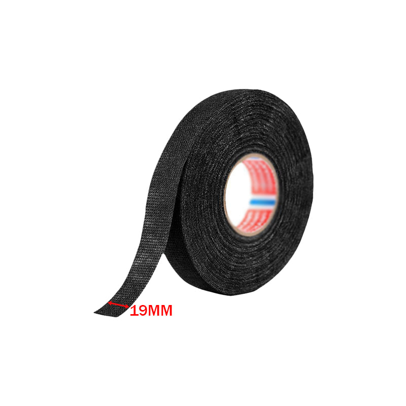 4 Pcs 19mm x 15m Adhesive Cloth Fabric Harness Tape for Car