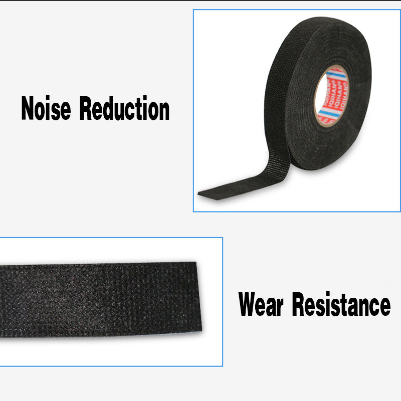 4 Pcs 19mm x 15m Adhesive Cloth Fabric Harness Tape for Car