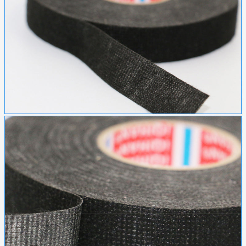 4 Pcs 19mm x 15m Adhesive Cloth Fabric Harness Tape for Car