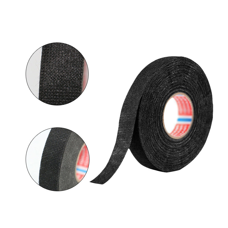 4 Pcs 19mm x 15m Adhesive Cloth Fabric Harness Tape for Car