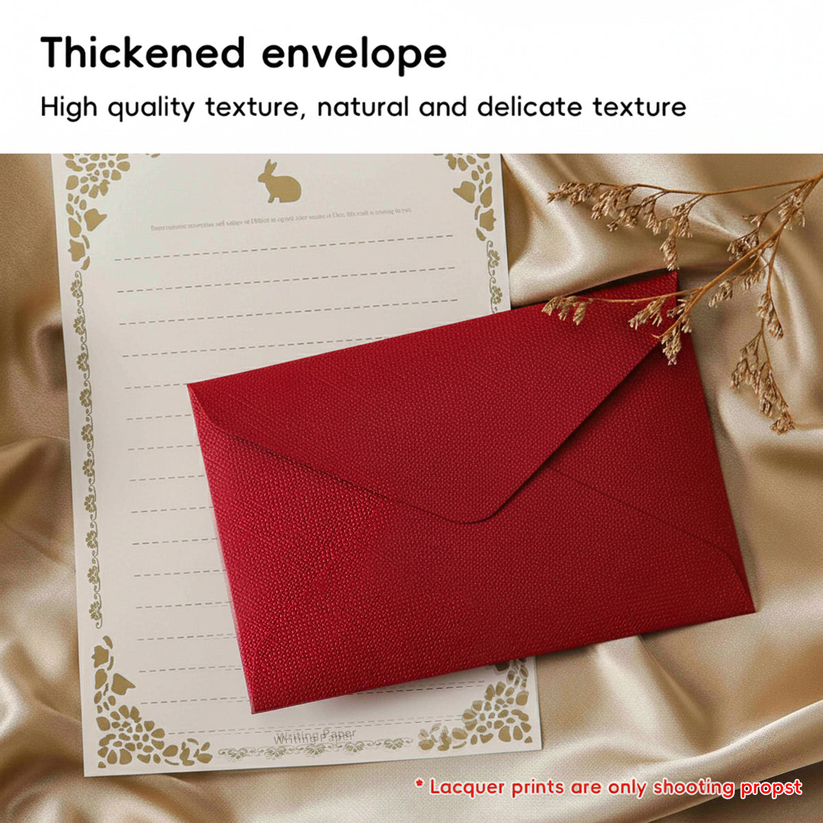 30 Pcs Linen Envelopes 250gsm for Wedding Invites