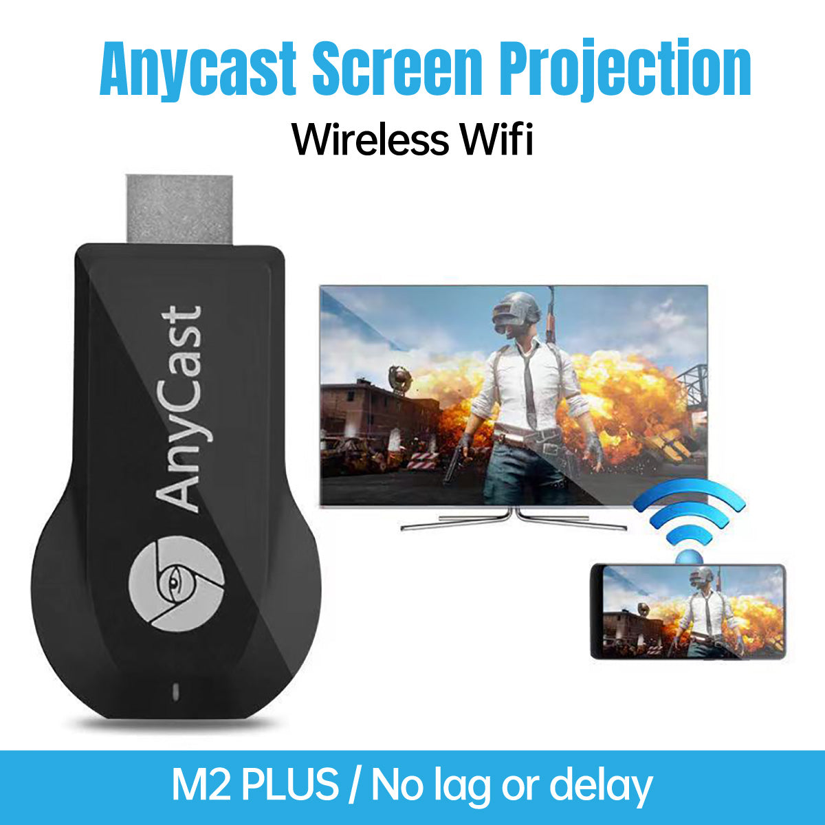 AnyCast WiFi HDMI TV Stick 1080P Full HD Mirror