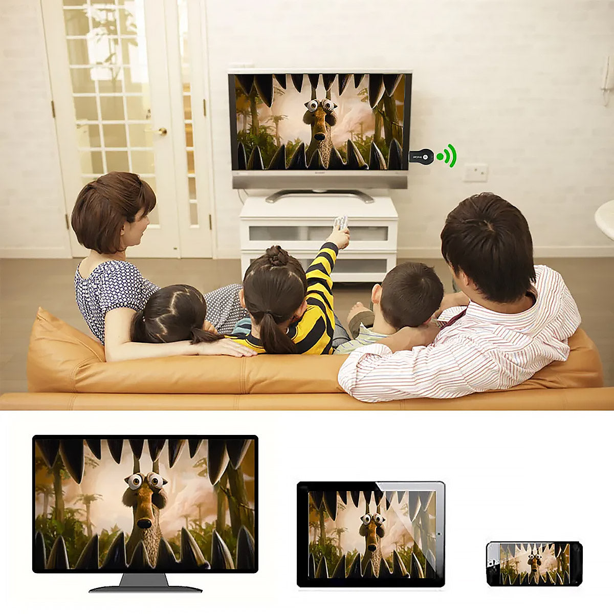 AnyCast WiFi HDMI TV Stick 1080P Full HD Mirror