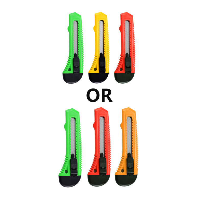 1/2PCS Retractable Utility Knife Heavy Duty Cutter with Blades