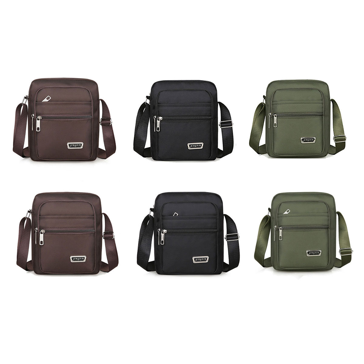 Men's Crossbody Bag Polyester Travel Messenger