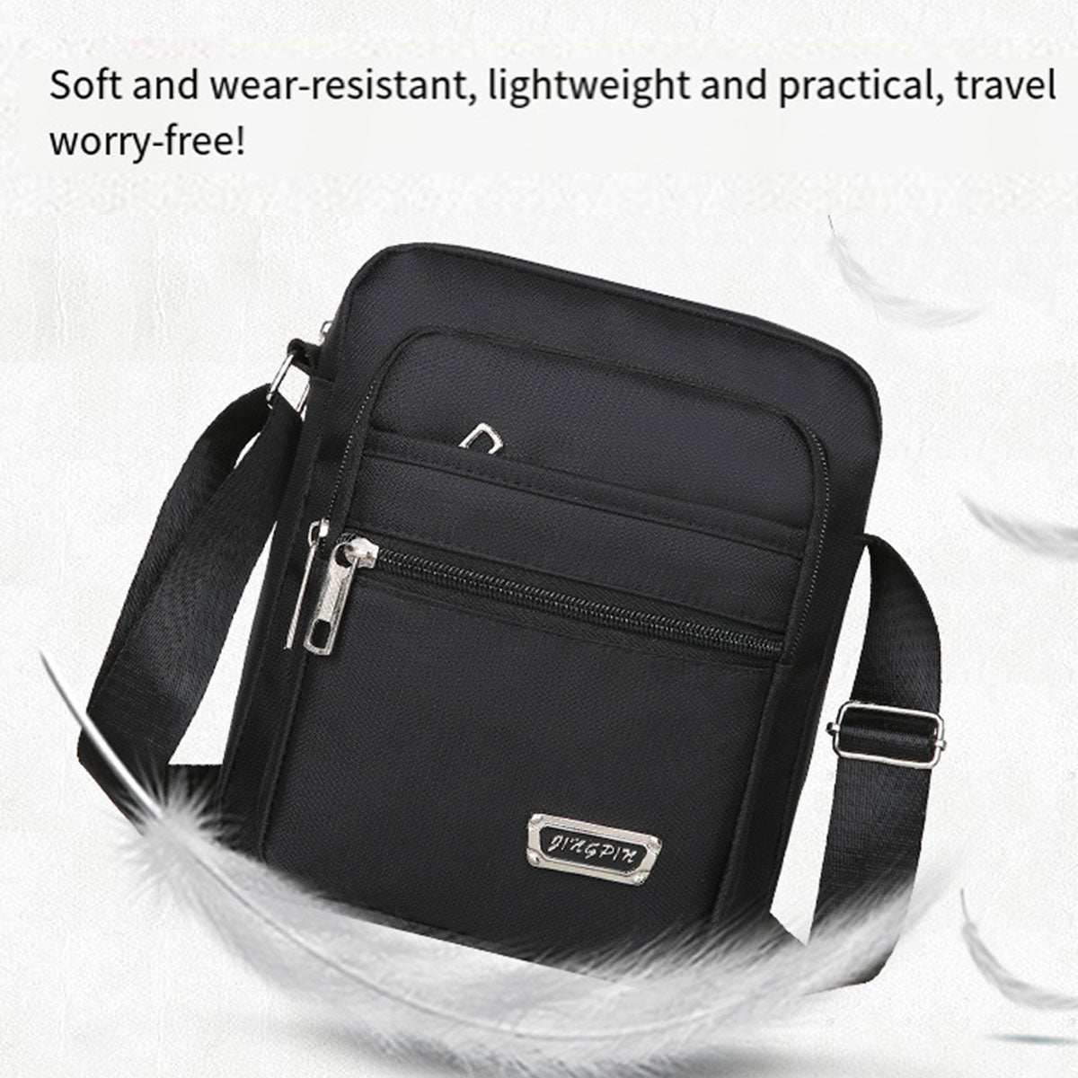 Men's Crossbody Bag Polyester Travel Messenger