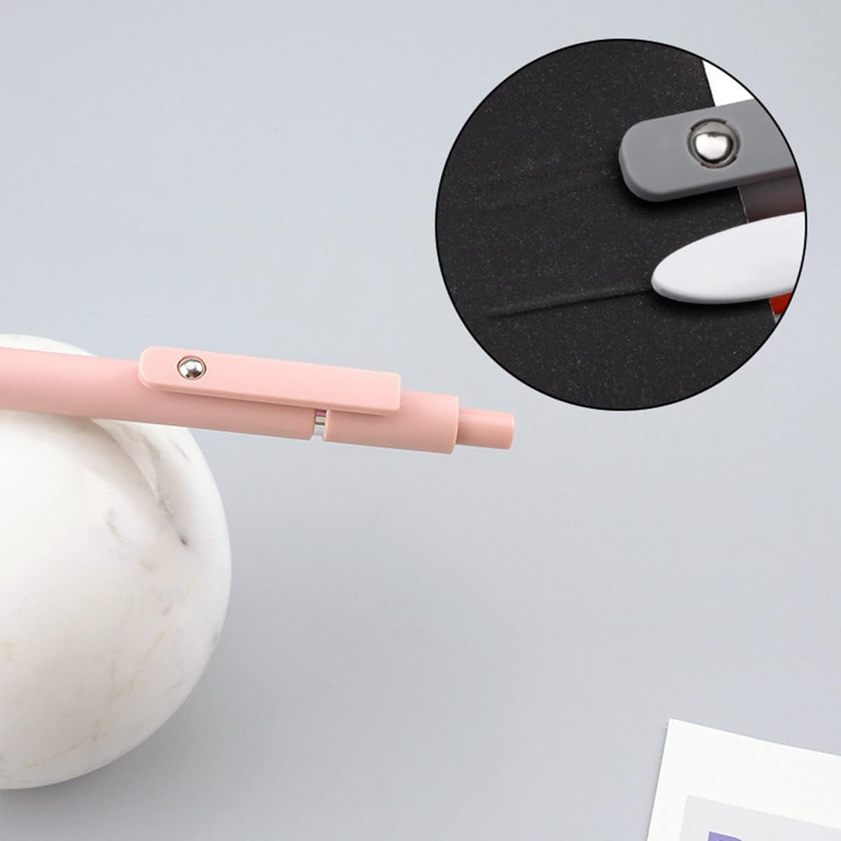 5 Pcs Press Gel Pens Smooth Writing Office School Use