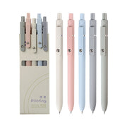 5 Pcs Press Gel Pens Smooth Writing Office School Use