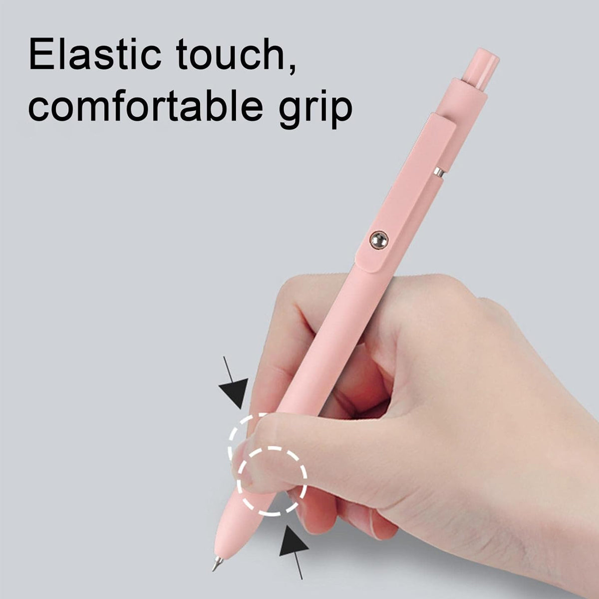 5 Pcs Press Gel Pens Smooth Writing Office School Use