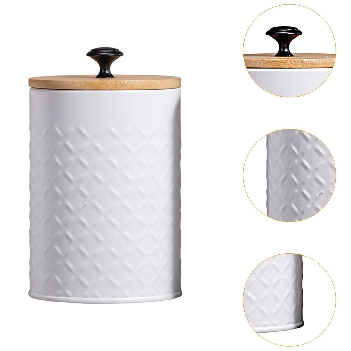3pcs Airtight Canister Set with Bamboo Lids
