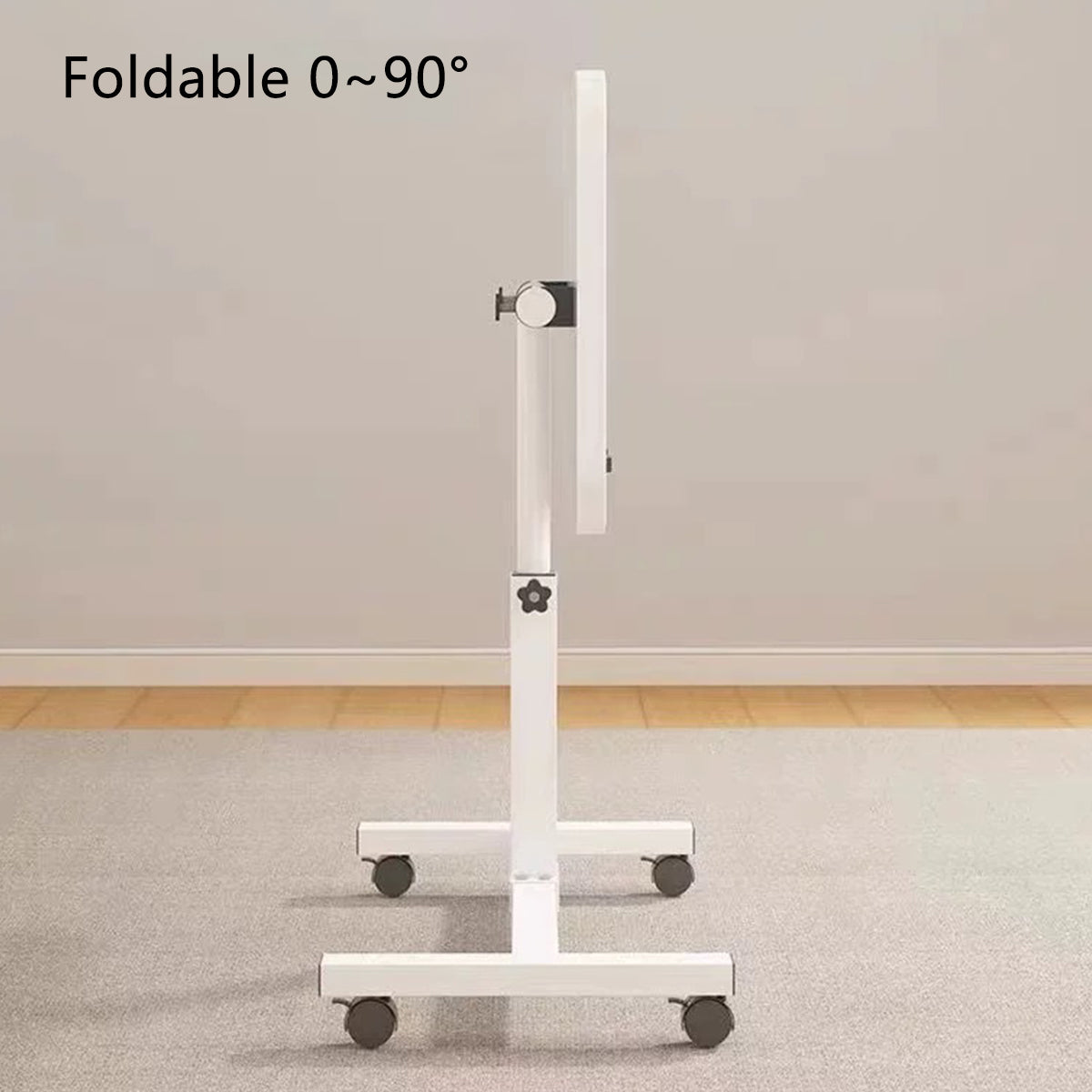 Adjustable Laptop Desk Bedside Folding Table with Tiltable Top