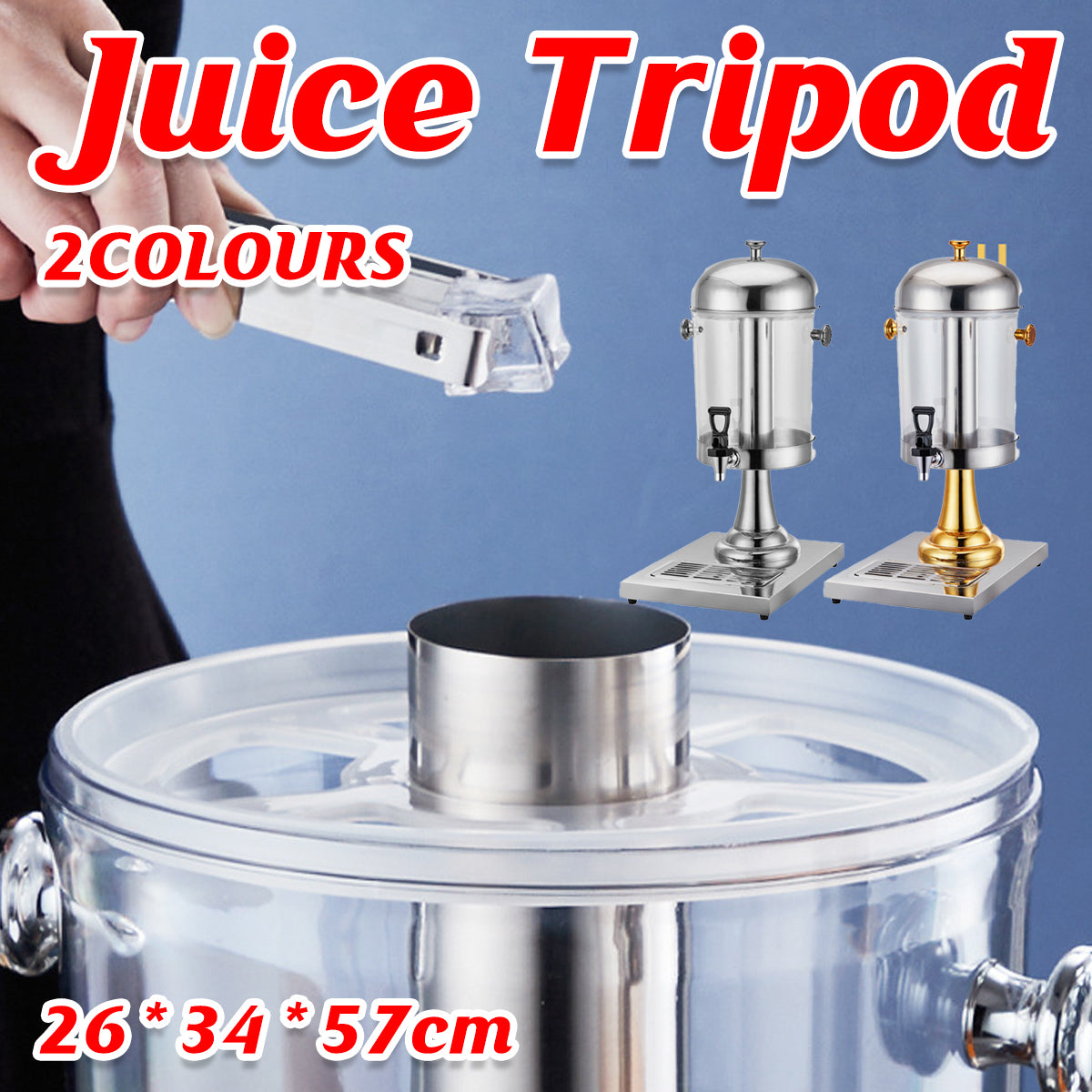 8L Stainless Steel Cold Beverage Juice Dispenser