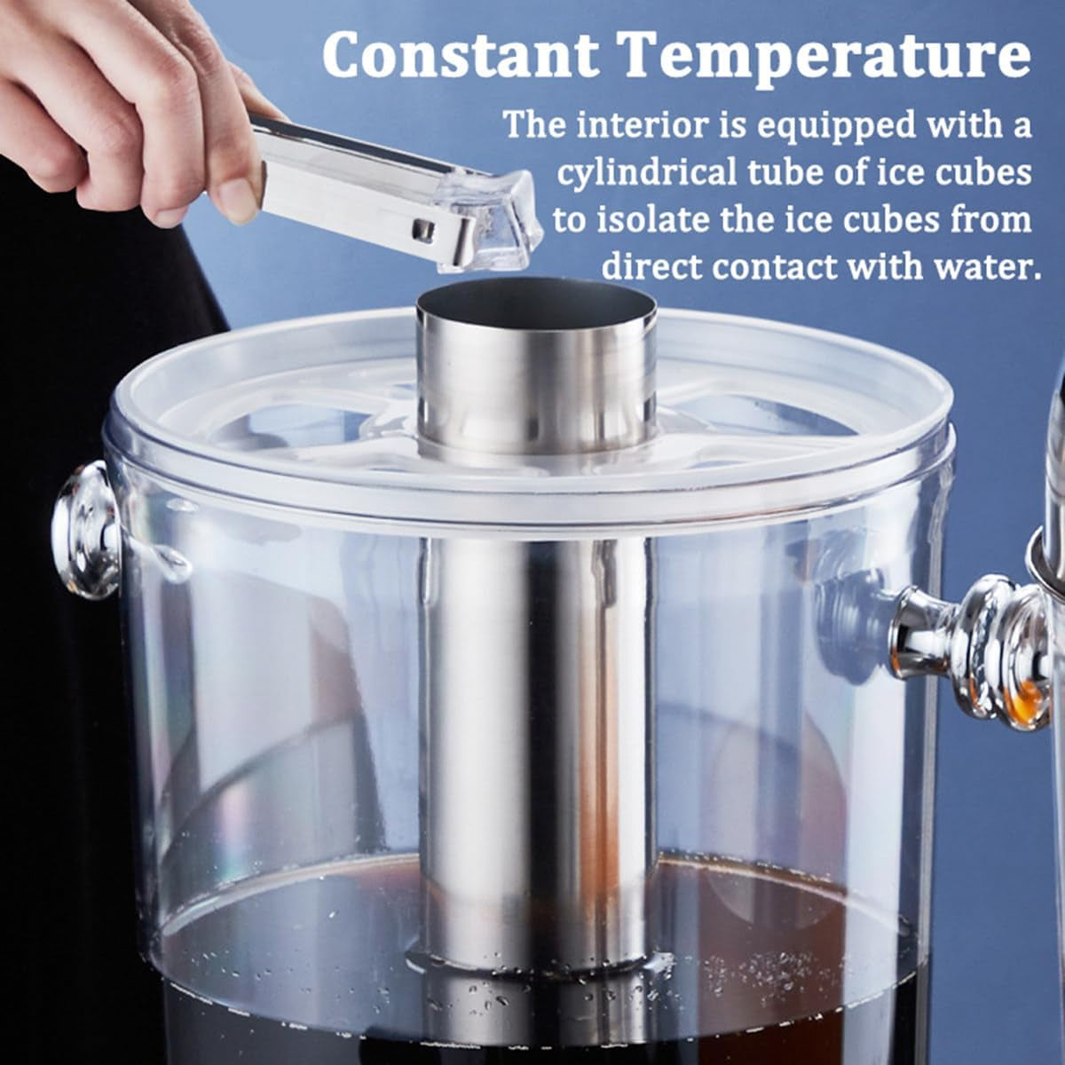 8L Stainless Steel Cold Beverage Juice Dispenser