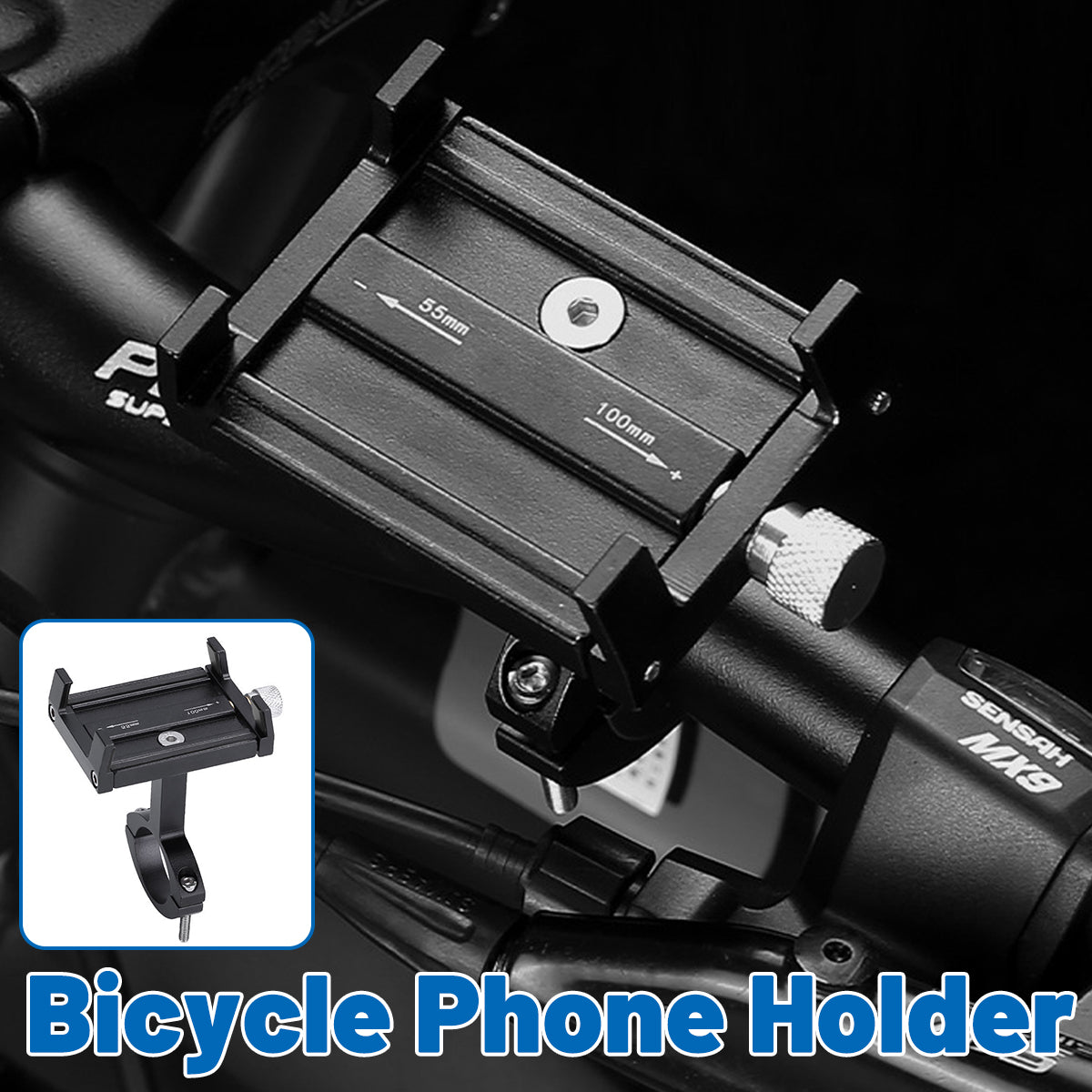 Aluminum Alloy Bicycle Phone Stand Mount Cycling