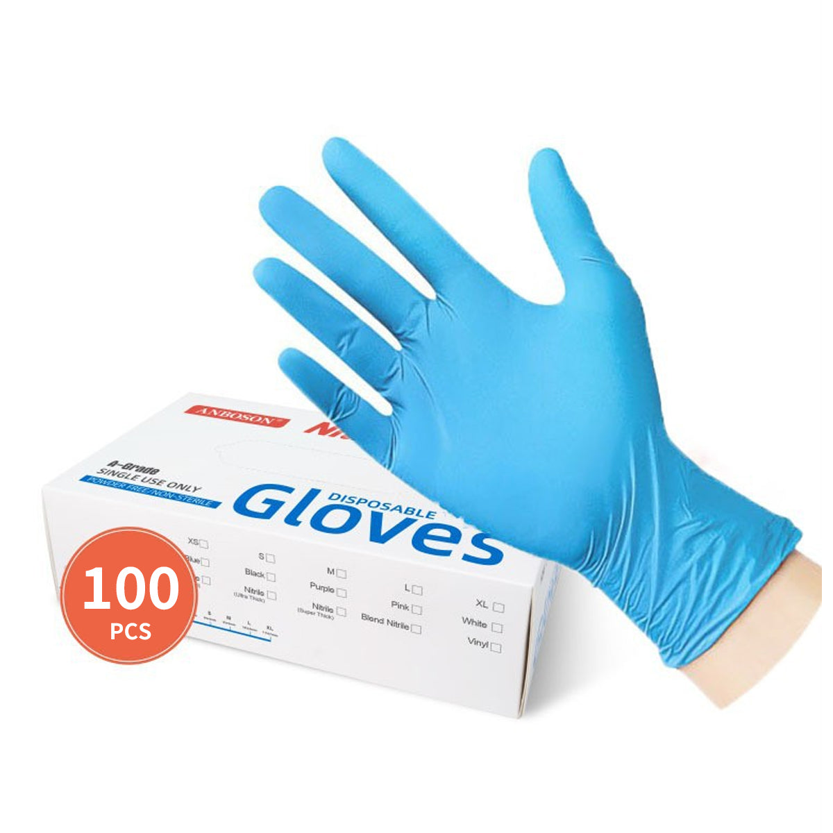 100pcs Disposable Food Grade Gloves for Catering
