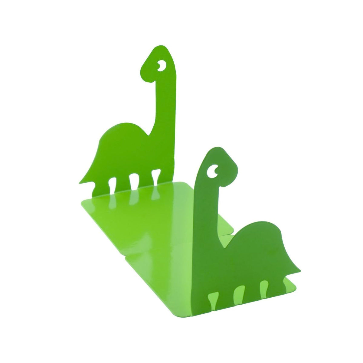 1 Pair Cartoon Dinosaur Metal Bookends Decorative Desktop Book Holder