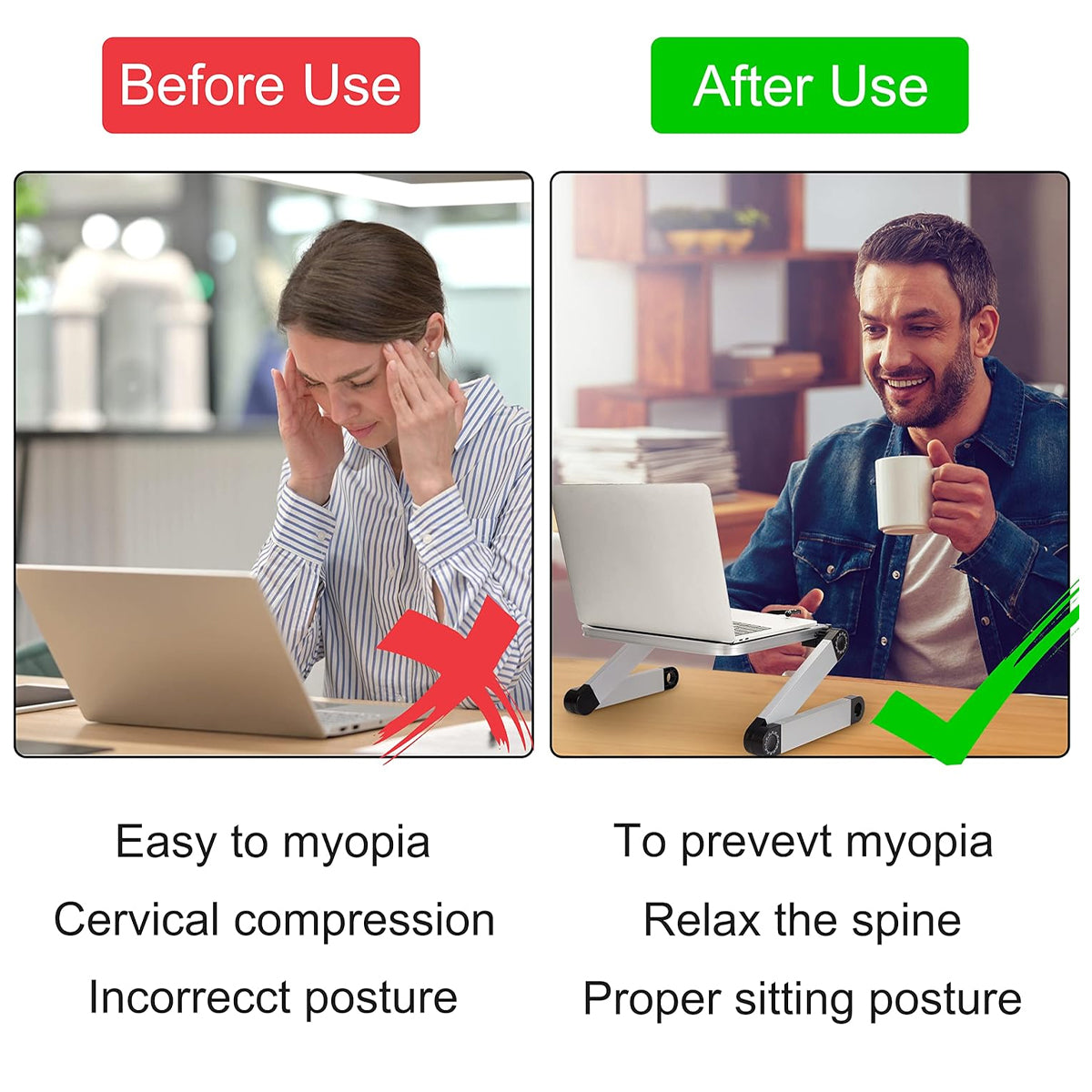 Adjustable Portable Reading Stand with Rotating Book Holder