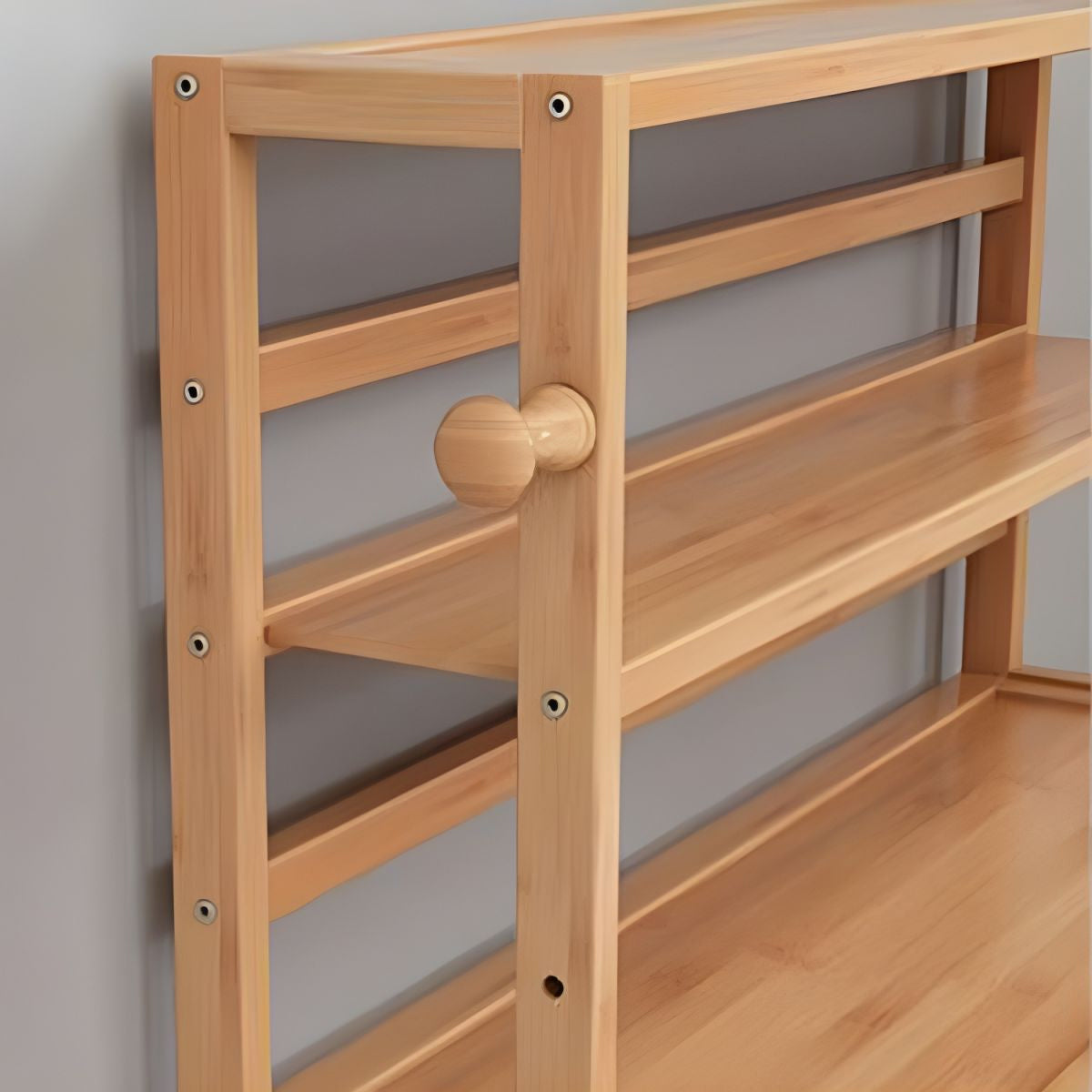 3-Tier Bamboo Bookshelf for Desktop Storage