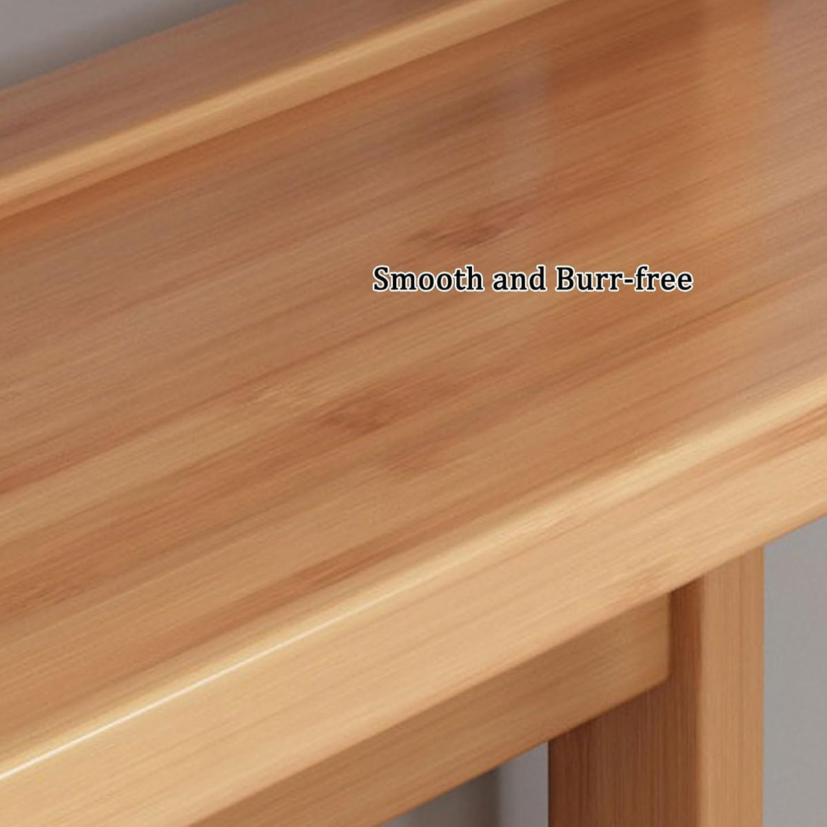 3-Tier Bamboo Bookshelf for Desktop Storage