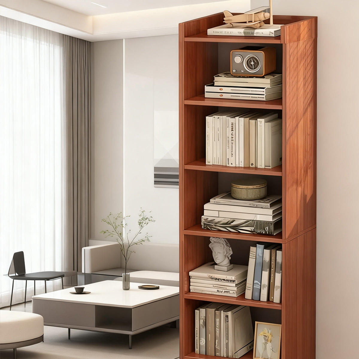 7 Tier Floor Standing Storage Shelf for Home Office Organization