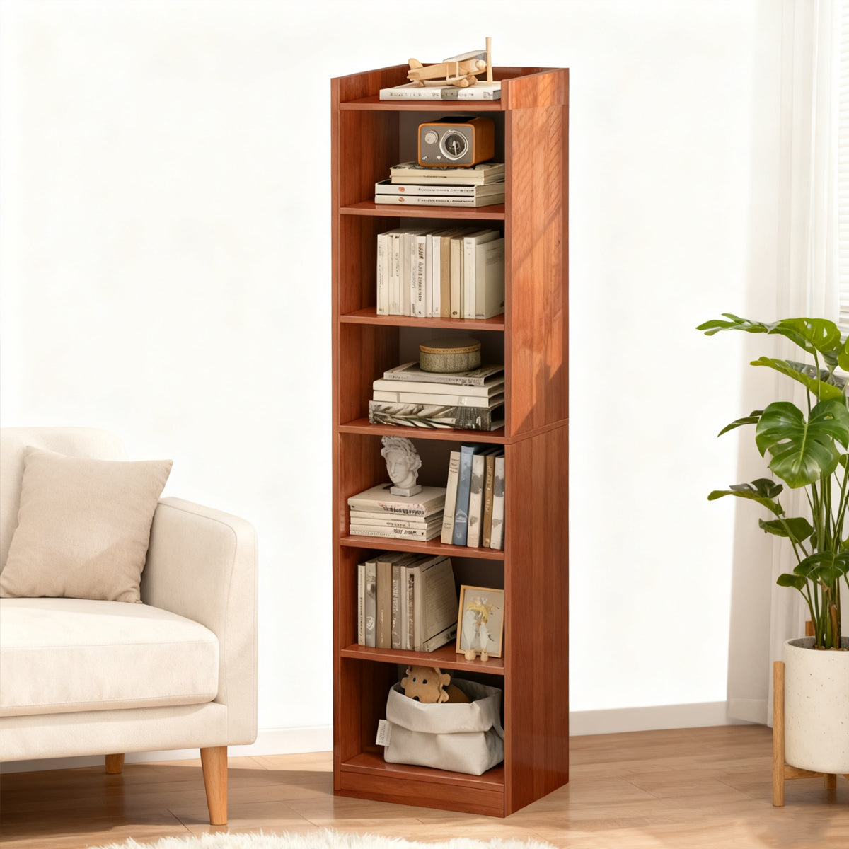 7 Tier Floor Standing Storage Shelf for Home Office Organization