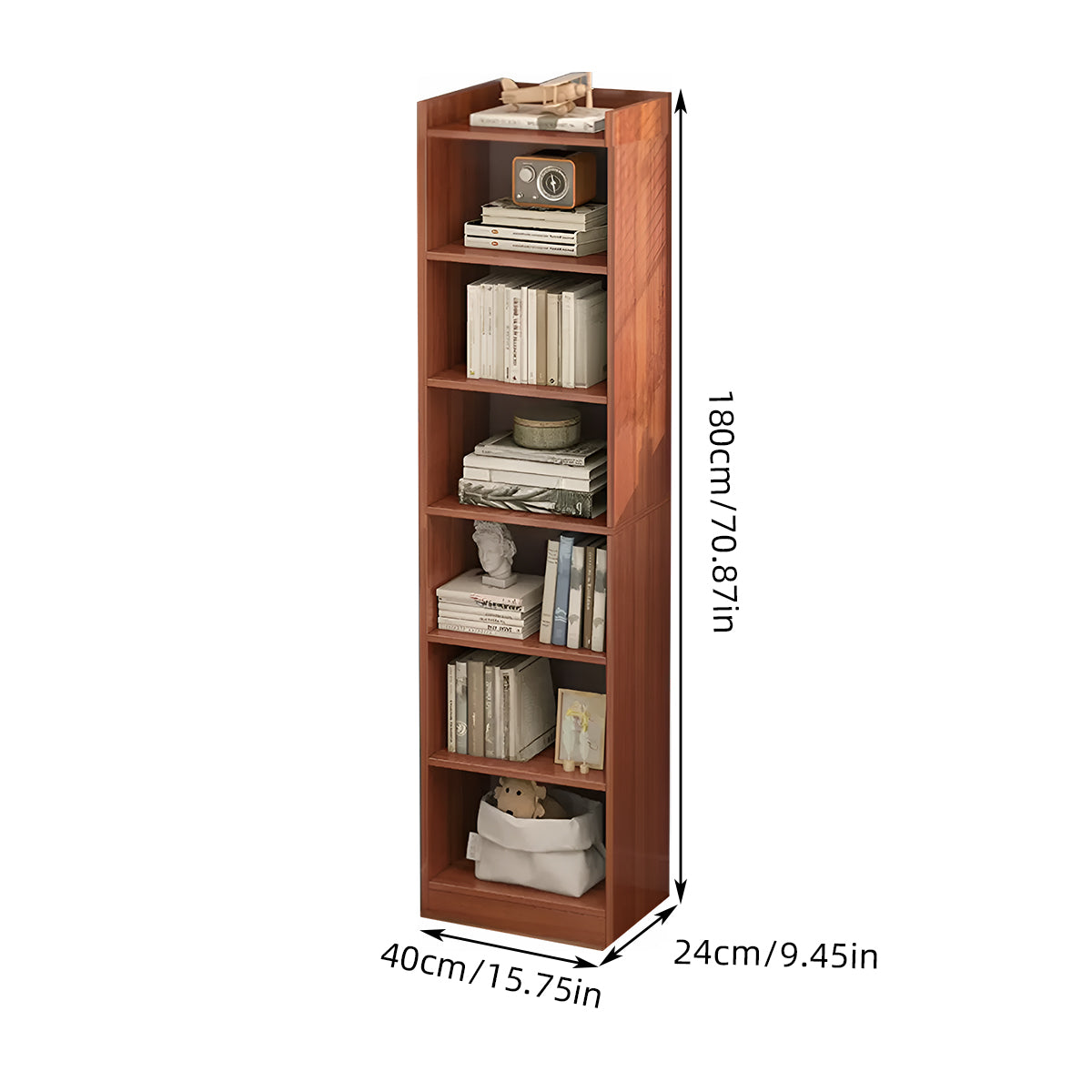 7 Tier Floor Standing Storage Shelf for Home Office Organization