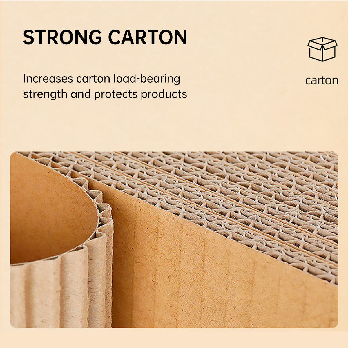 50 Pcs Long Strip Carton Flat Square Shipping Boxes