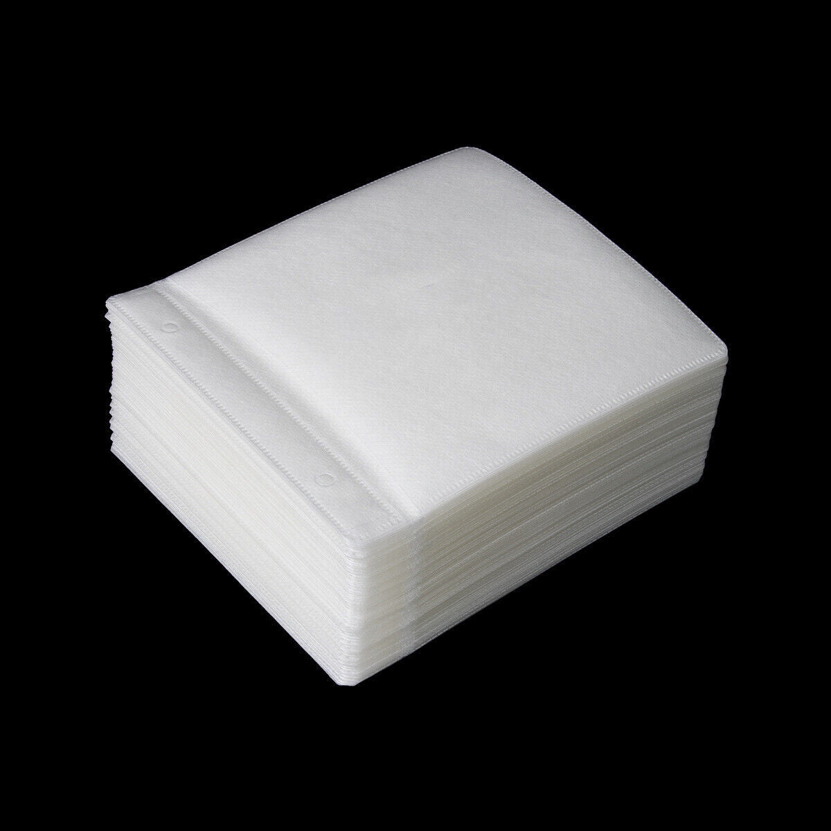 100 Pcs CD DVD Double Sided Plastic Sleeves Storage