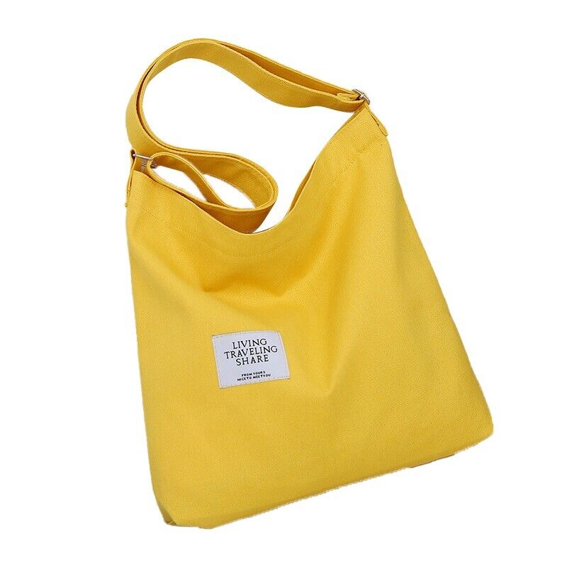 Large Canvas Shoulder Handbag Women Travel Tote Bag