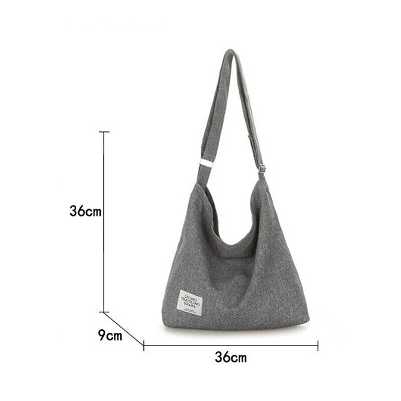 Large Canvas Shoulder Handbag Women Travel Tote Bag