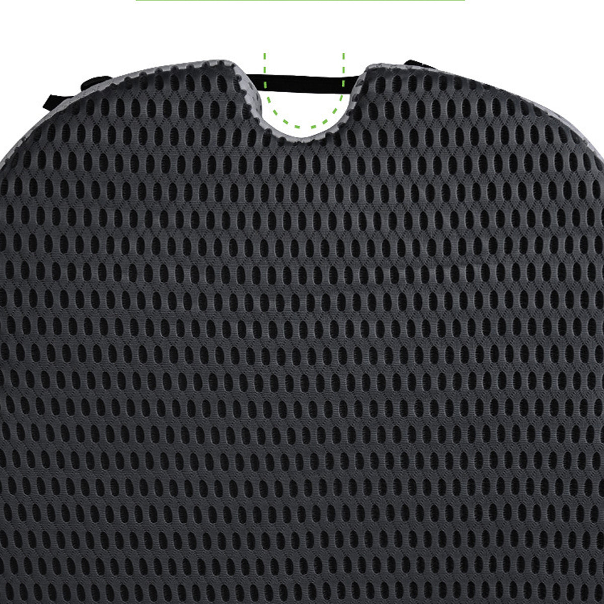 Memory Foam Seat Cushion with U-Shape Cut-Out