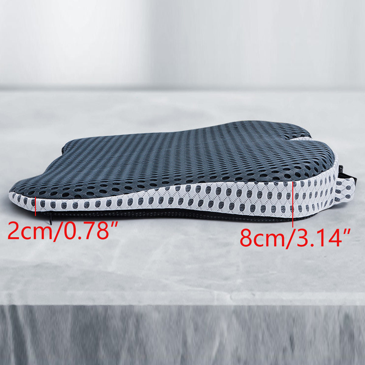 Memory Foam Seat Cushion with U-Shape Cut-Out