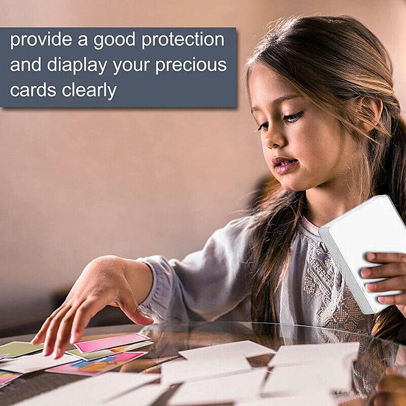 100pcs Ultra Clear Soft Trading Card Sleeves