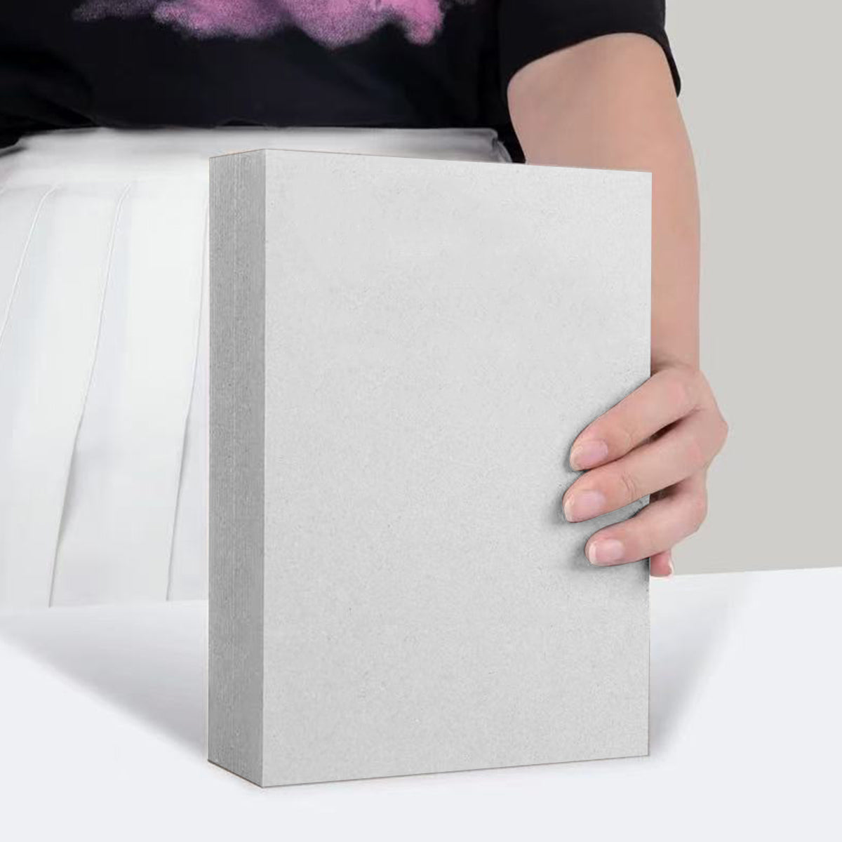 100pcs A5 Hard Cardboard Grey Board Printable Packaging