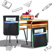 12 Pcs Classroom Chair Back Storage Bags Oxford